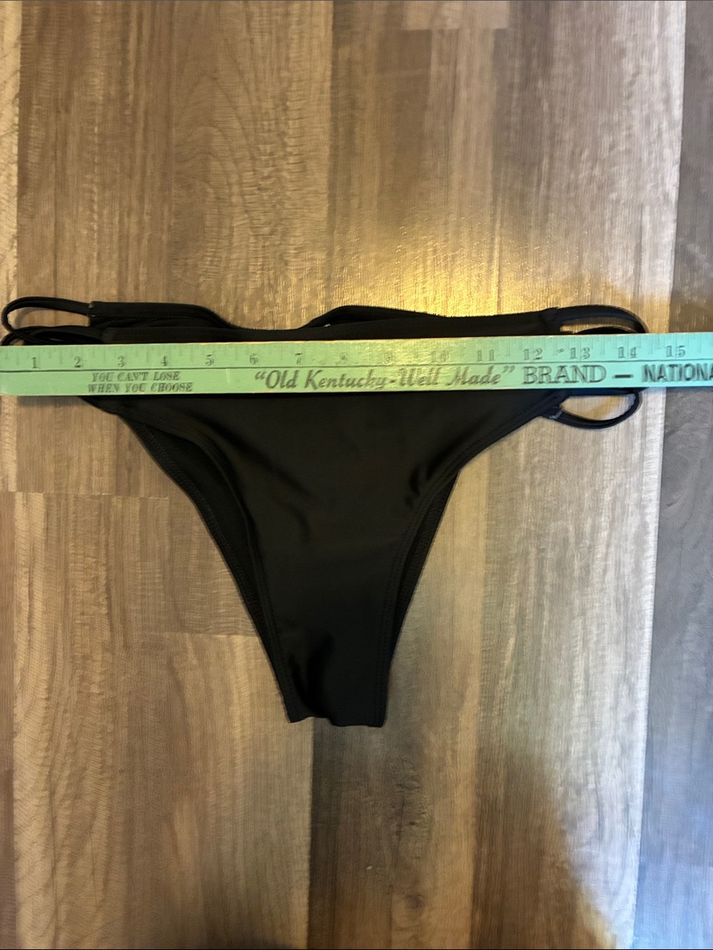 2 Pairs Of Black Strappy Bikini Bottoms- Size Medium- NWOT - Picture 12 of 14